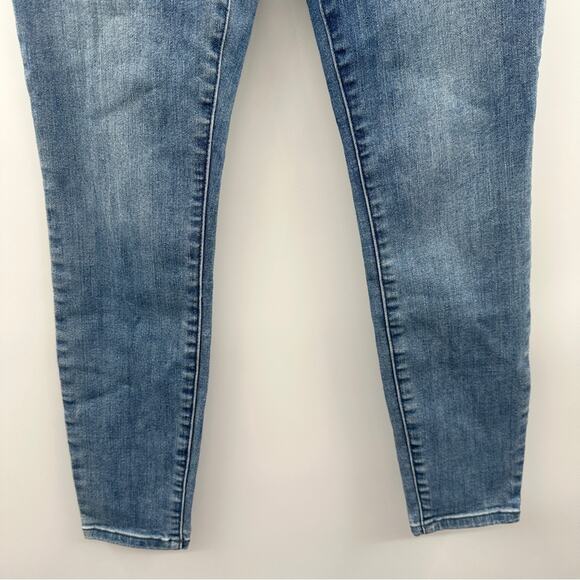 PacSun Medium Wash Lace Up Front High Rise Skinny Jegging Jeans Size 27 - Picture 3 of 10